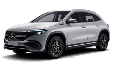 Foto del Mercedes-Benz EQA gris con fondo transparente