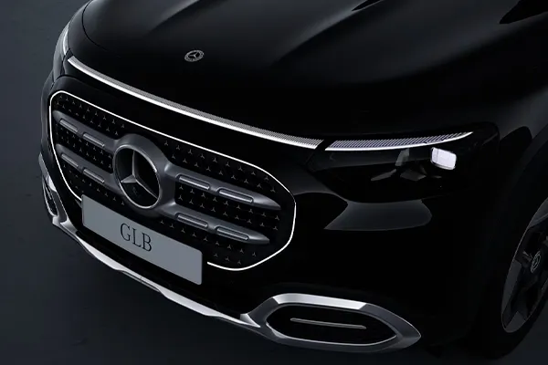 Mercedes-Benz GLB Stock VO Parte Frontal Foto detalle de la parte frontal del Mercedes-Benz GLB