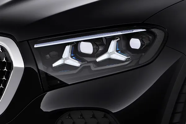 foto del faro del mercedes benz gle stock vo