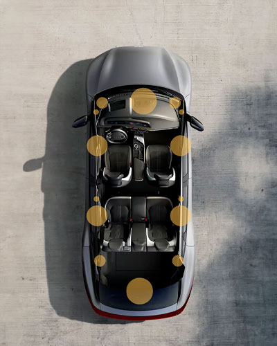 SIstema de sonido premium SIstema de sonido premium meridian EV6