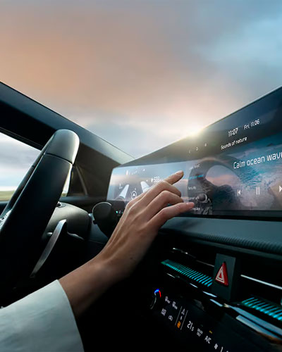 Doble pantalla EV6 Doble pantalla curvada y panoramica EV6