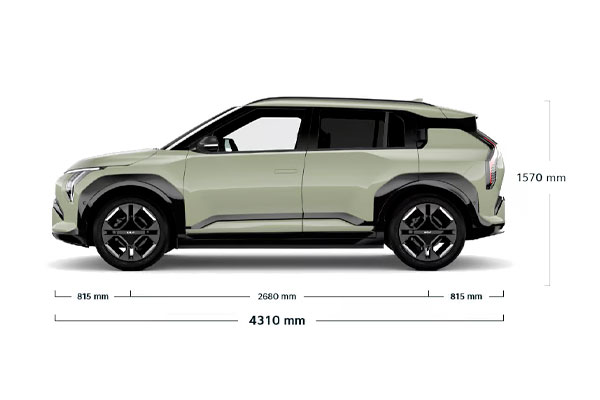 Medidas Kia EV3 Medidas Kia EV3