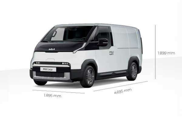 Medidas KIA PV5 Cargo Medidas KIA PV5 Cargo